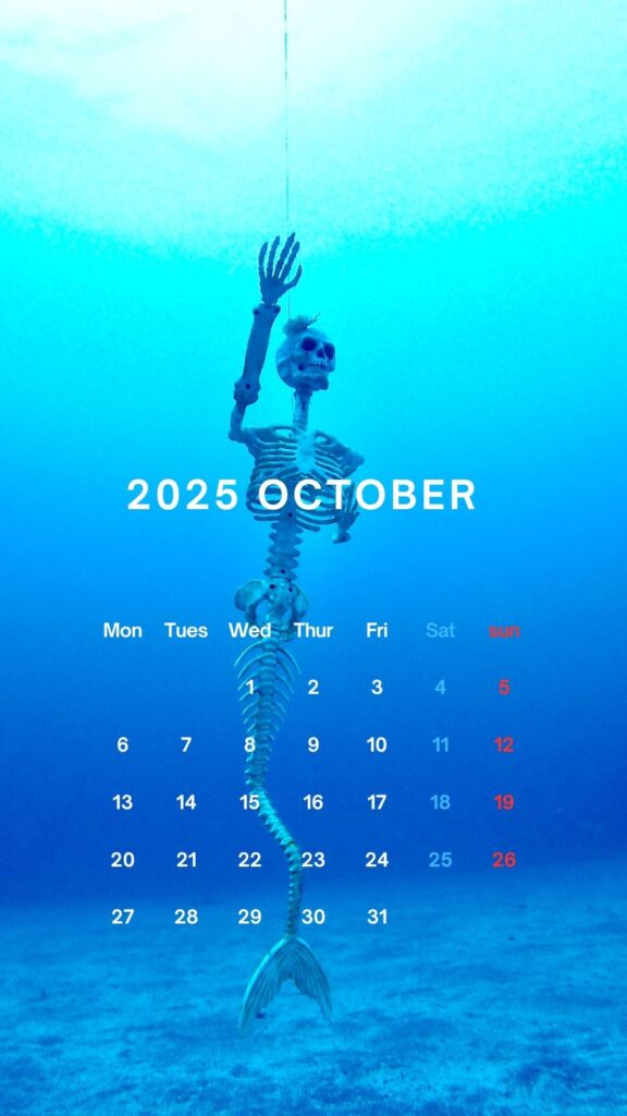 10月カレンダー